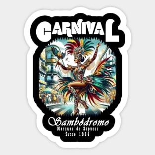 Rio Carnival 2024 Sambadrome Parade Sticker